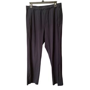 Lululemon Lab Mens Technical Trousers Navy Blue Reflective Commuter Pants 32/29